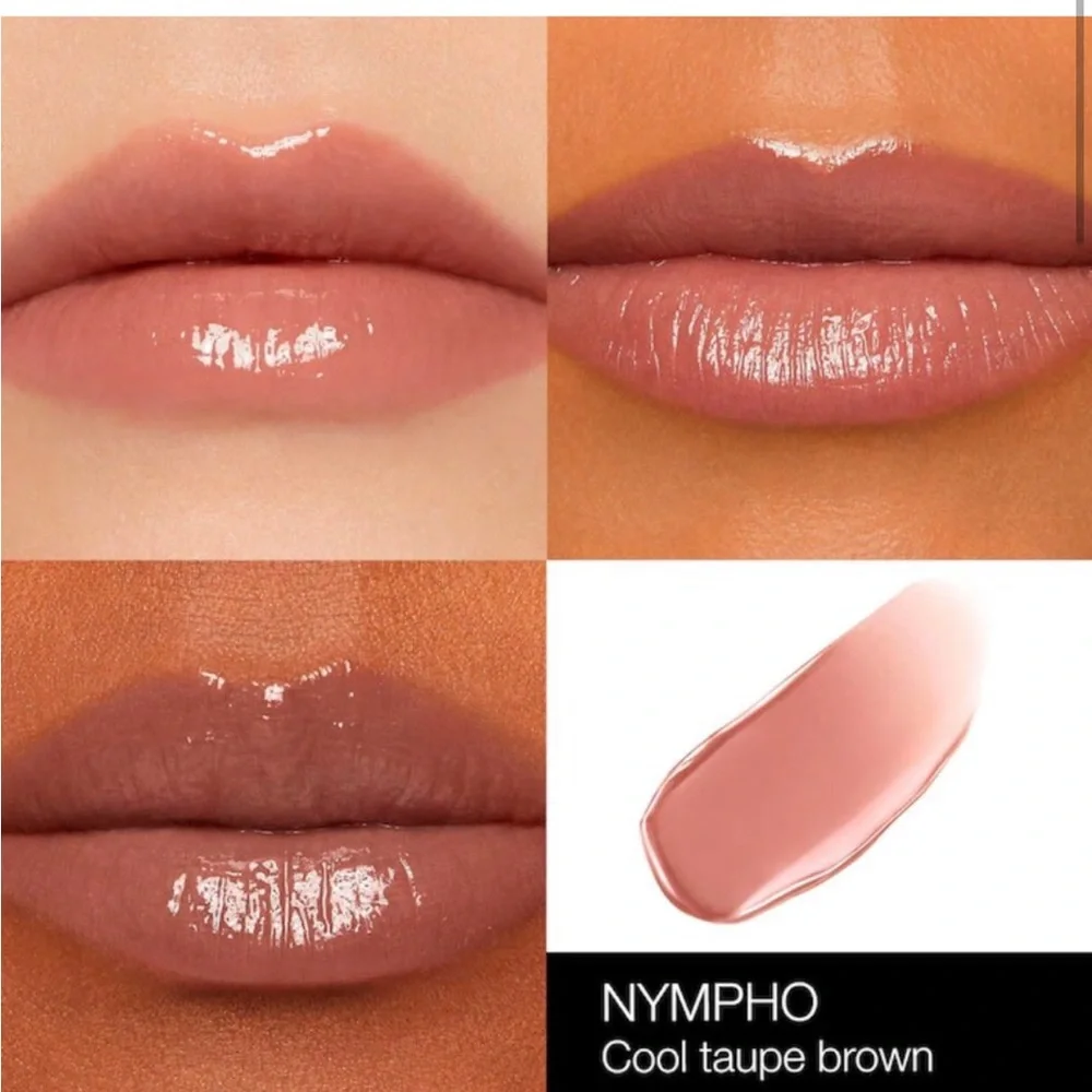 NEW NARS Afterglow Lip Shine Gloss in Nympho
